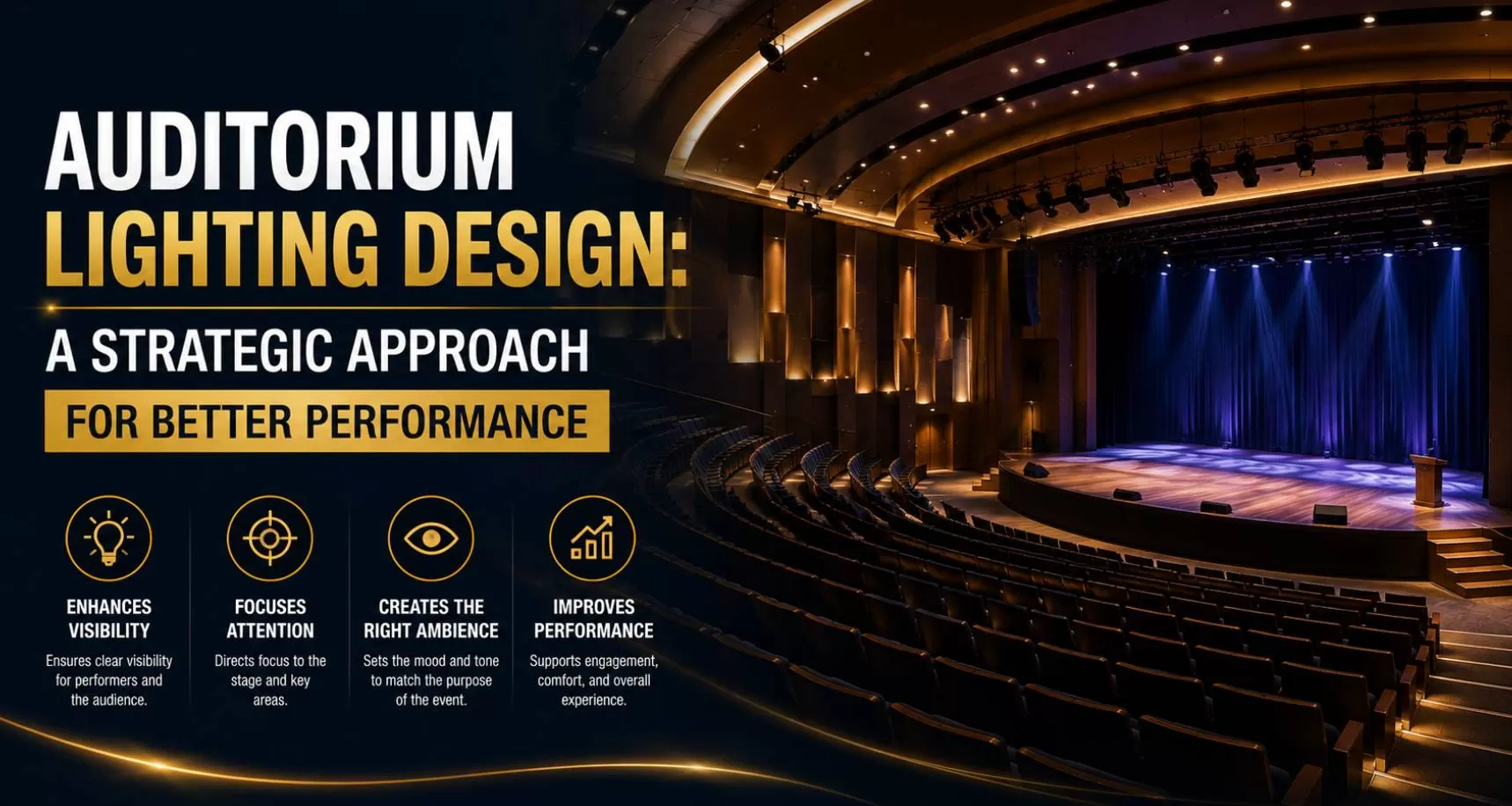 Auditorium Lighting Design: A Strategic Approach for Better Performance