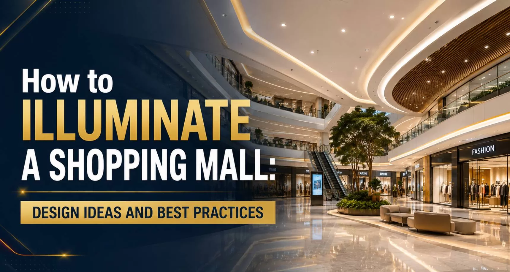 How to Illuminate a Shopping Mall: Design Ideas and Best Practices